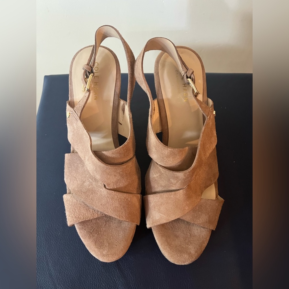 Women’s Cole Hahn Suede Wedge Shoe